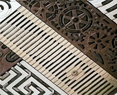 Iron Age Designs decorative drainage grate
